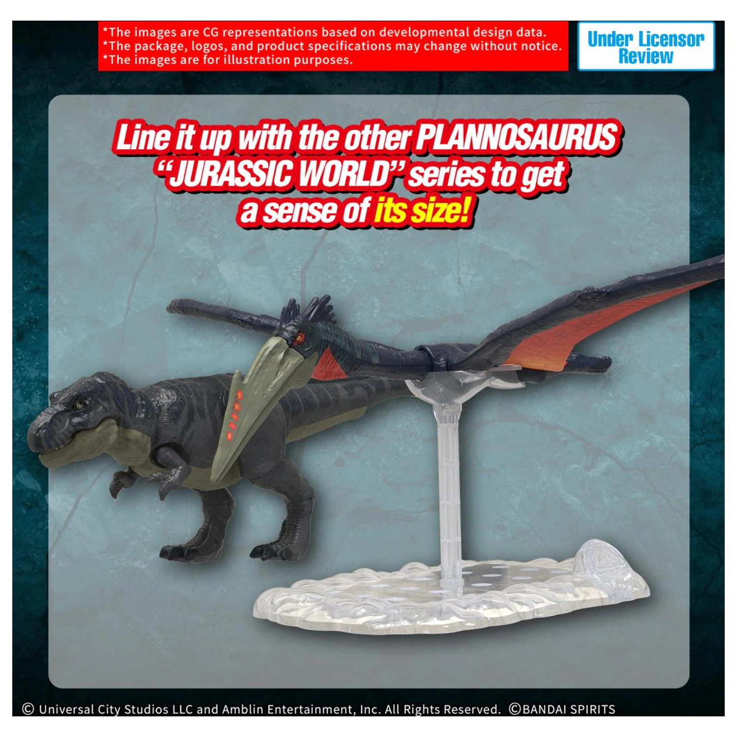 Plannosaurus Jurassic World Quetzalcoatlus Modellbausatz Produktfoto