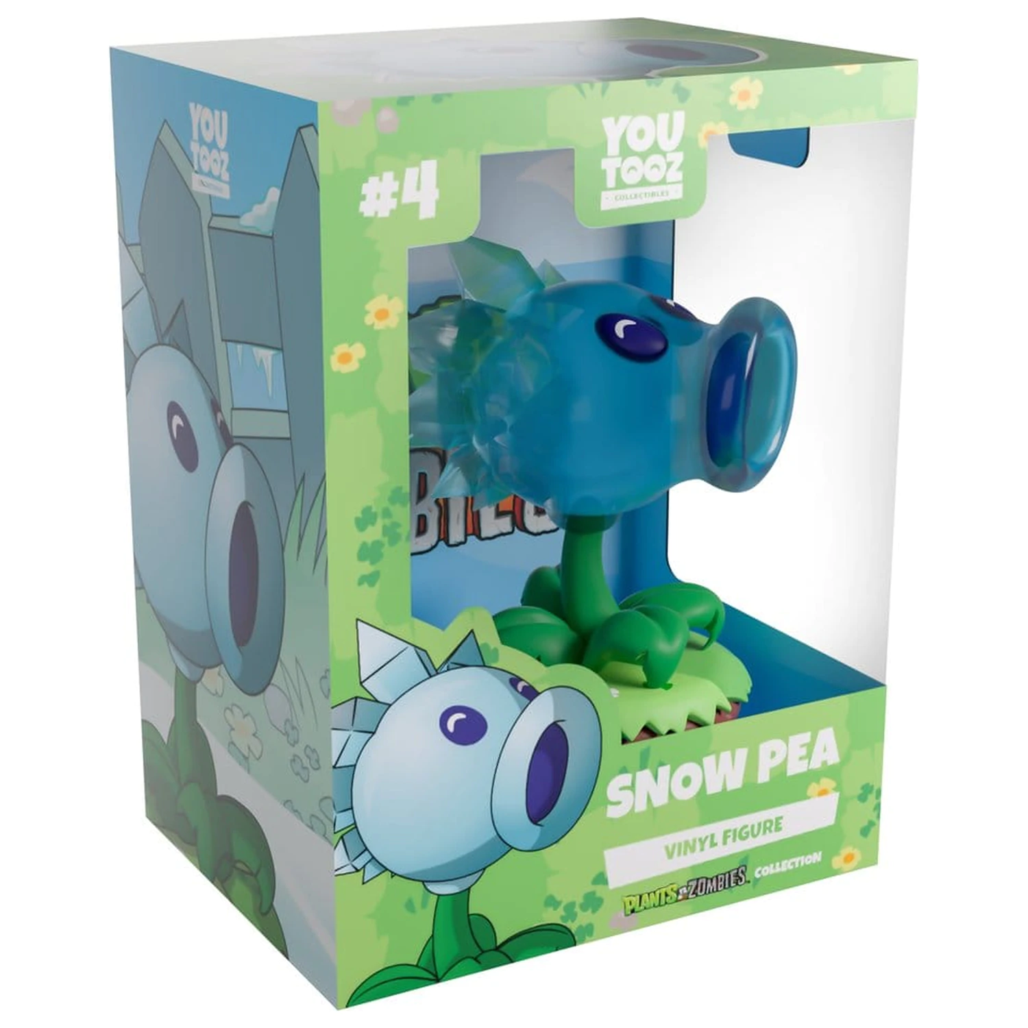 Plants vs. Zombies Vinyl Figur Snow Pea 8 cm Produktfoto