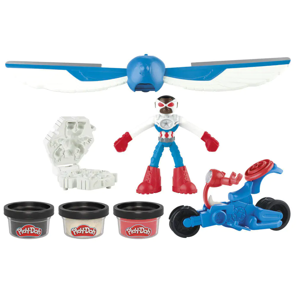 Play-Doh Marvel Captain America Rasenmäher Produktfoto