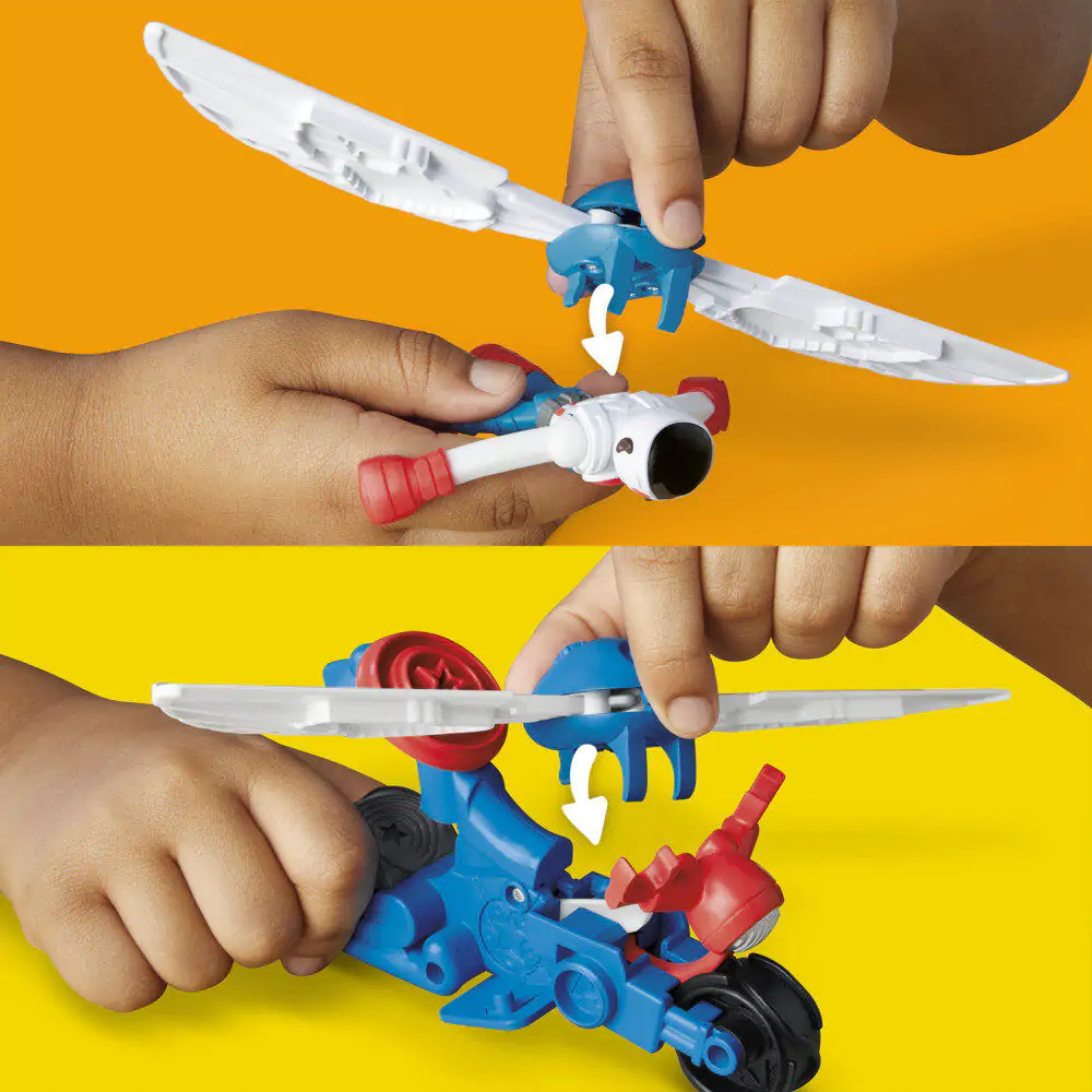 Play-Doh Marvel Captain America Rasenmäher Produktfoto