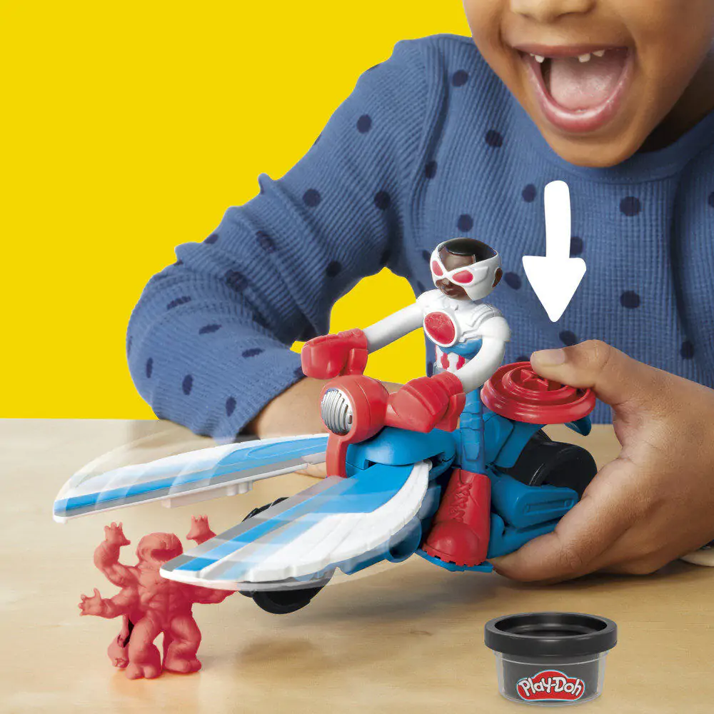 Play-Doh Marvel Captain America Rasenmäher Produktfoto