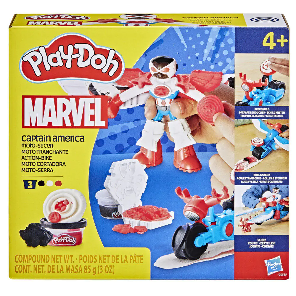 Play-Doh Marvel Captain America Rasenmäher Produktfoto