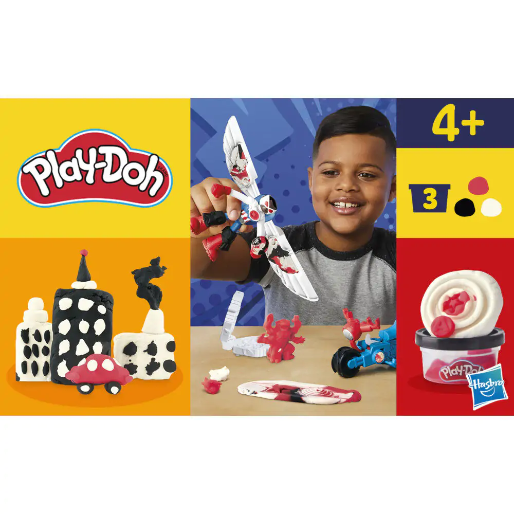 Play-Doh Marvel Captain America Rasenmäher Produktfoto