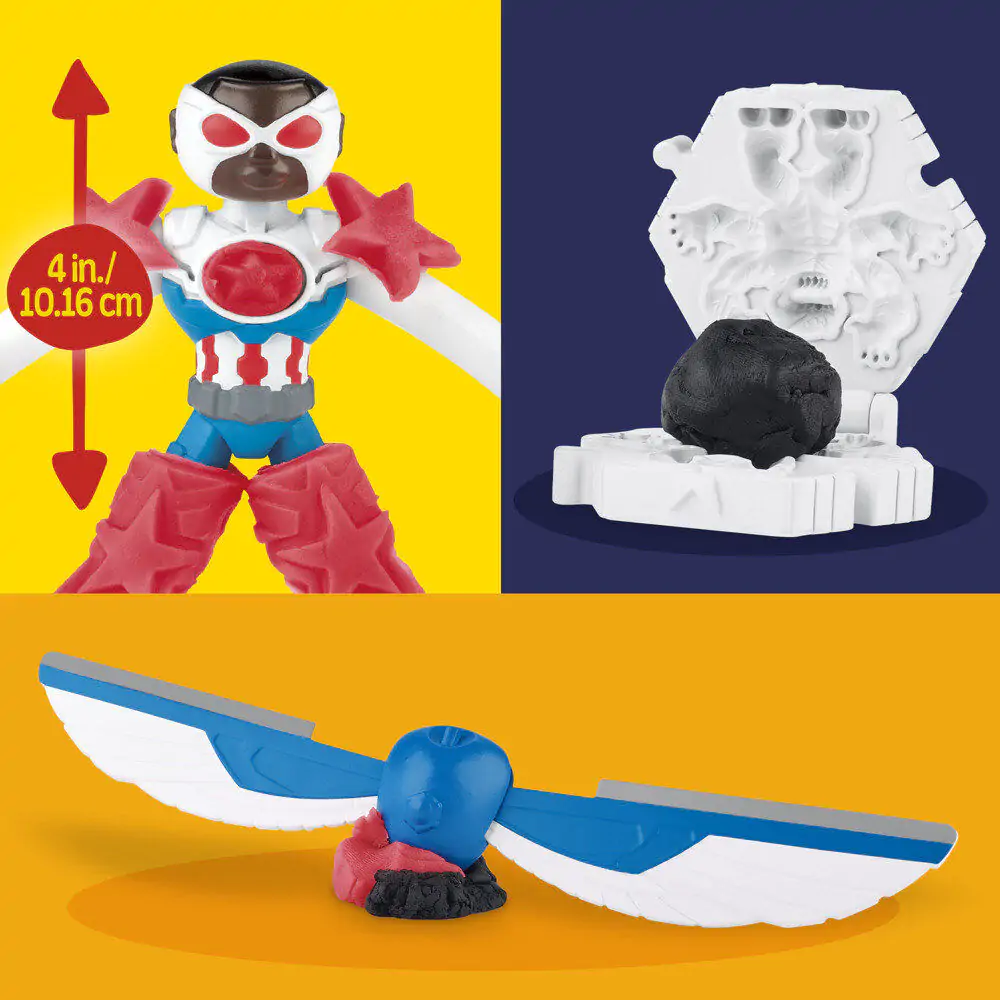 Play-Doh Marvel Captain America Rasenmäher Produktfoto