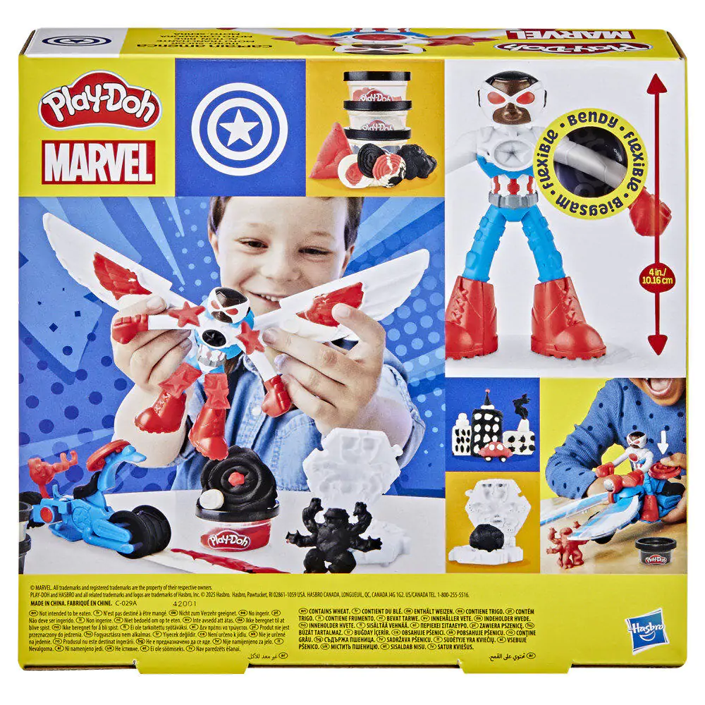 Play-Doh Marvel Captain America Rasenmäher Produktfoto