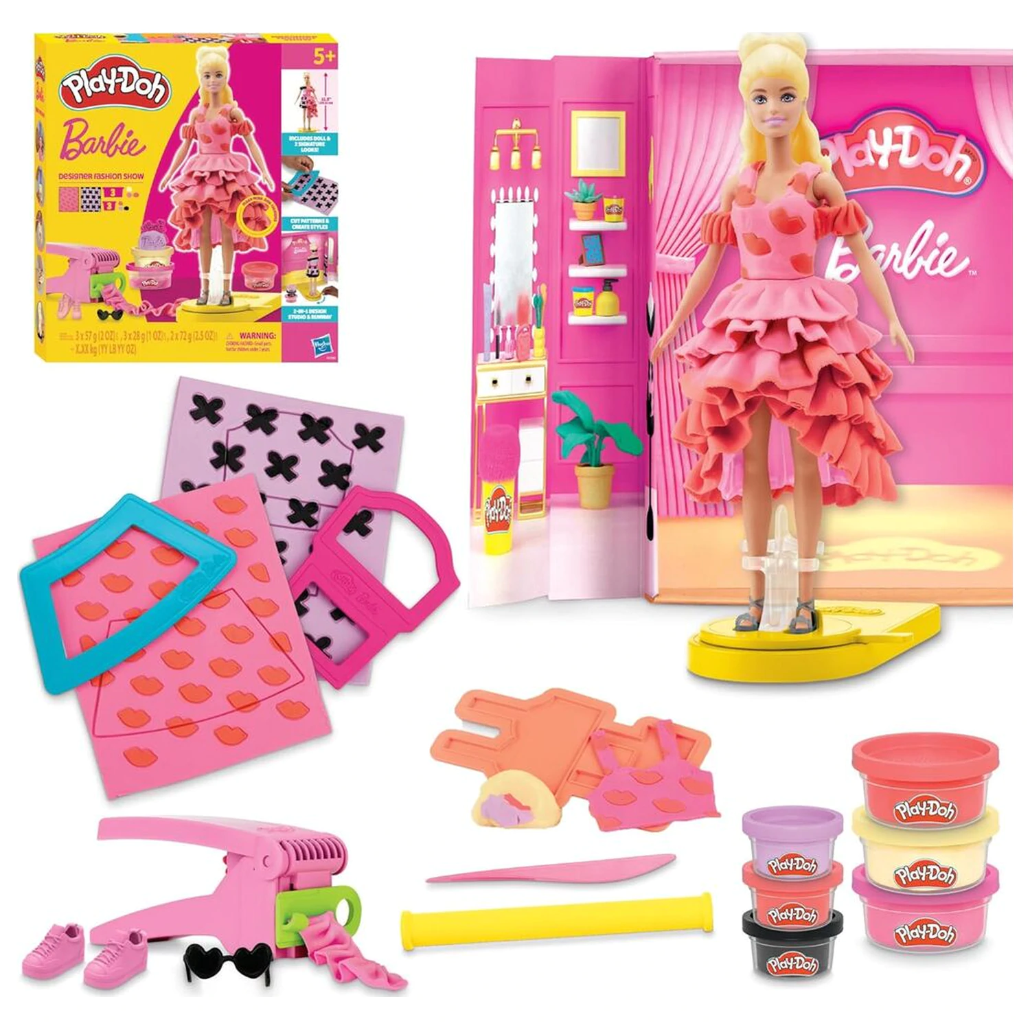 Play-Doh Barbie Designer Fashion Show Spielset Produktfoto