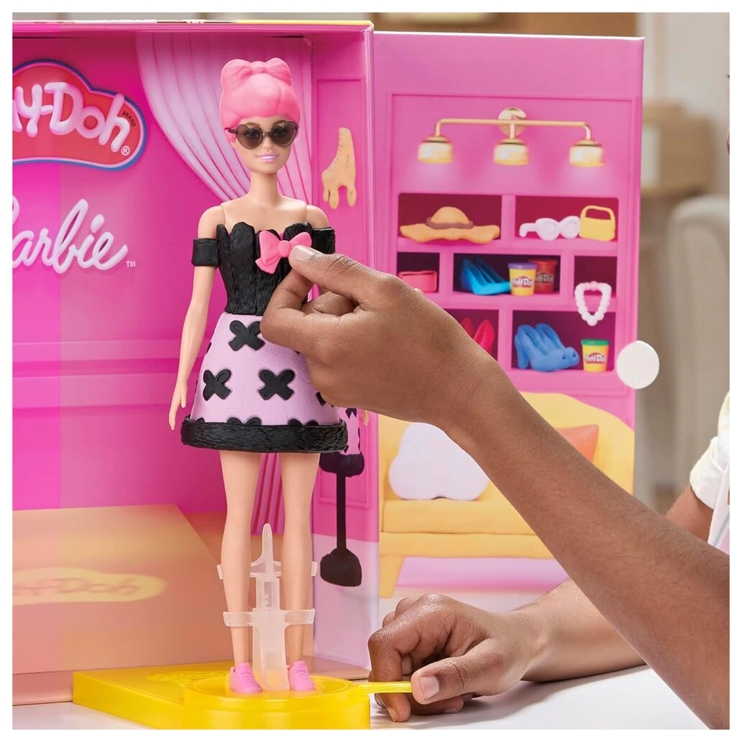Play-Doh Barbie Designer Fashion Show Spielset Produktfoto