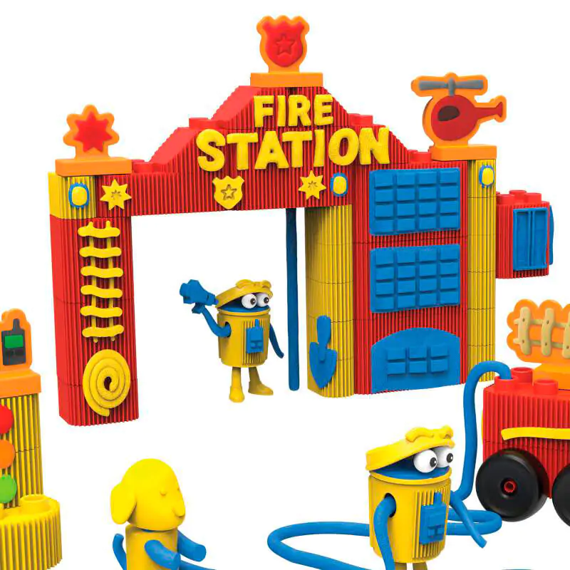 Play-Doh Fire Station Block set Spielset termékfotó