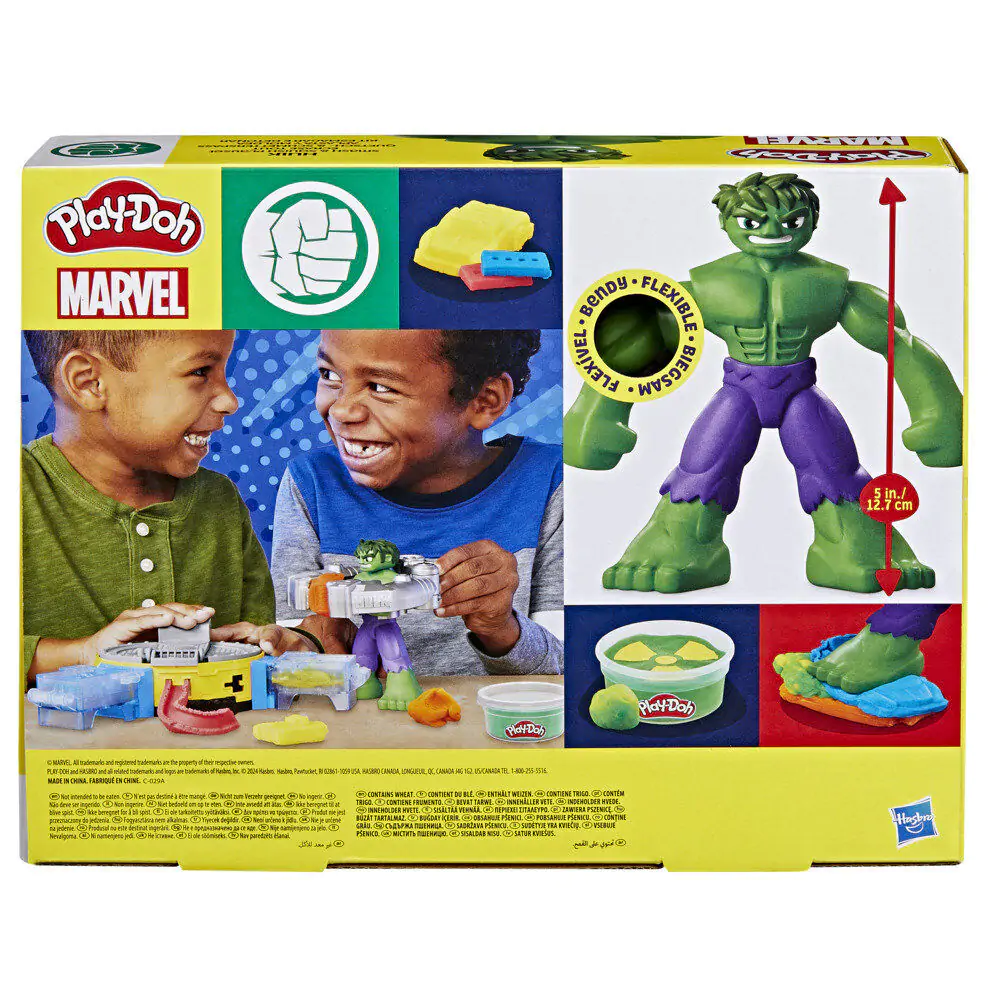 Play-Doh Marvel Hulk Zerquetscht und formt Produktfoto