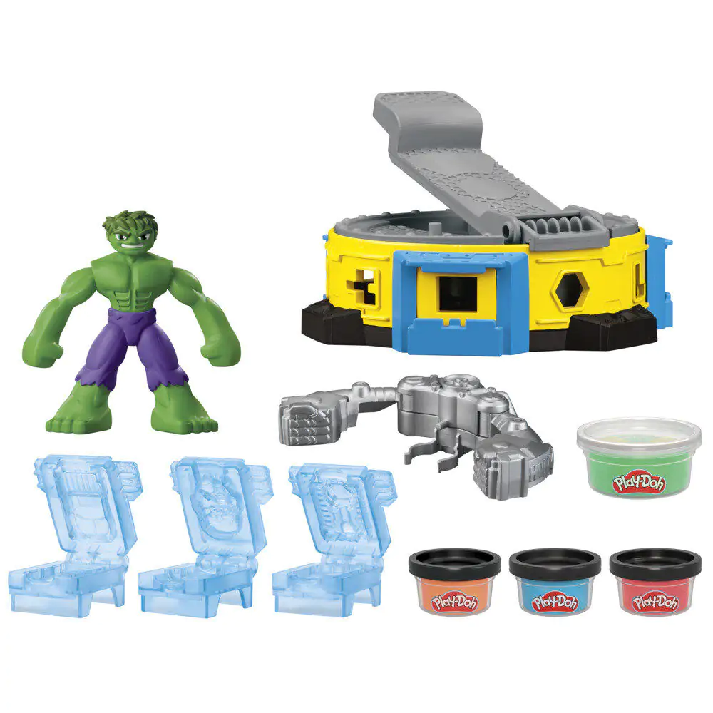 Play-Doh Marvel Hulk Zerquetscht und formt Produktfoto