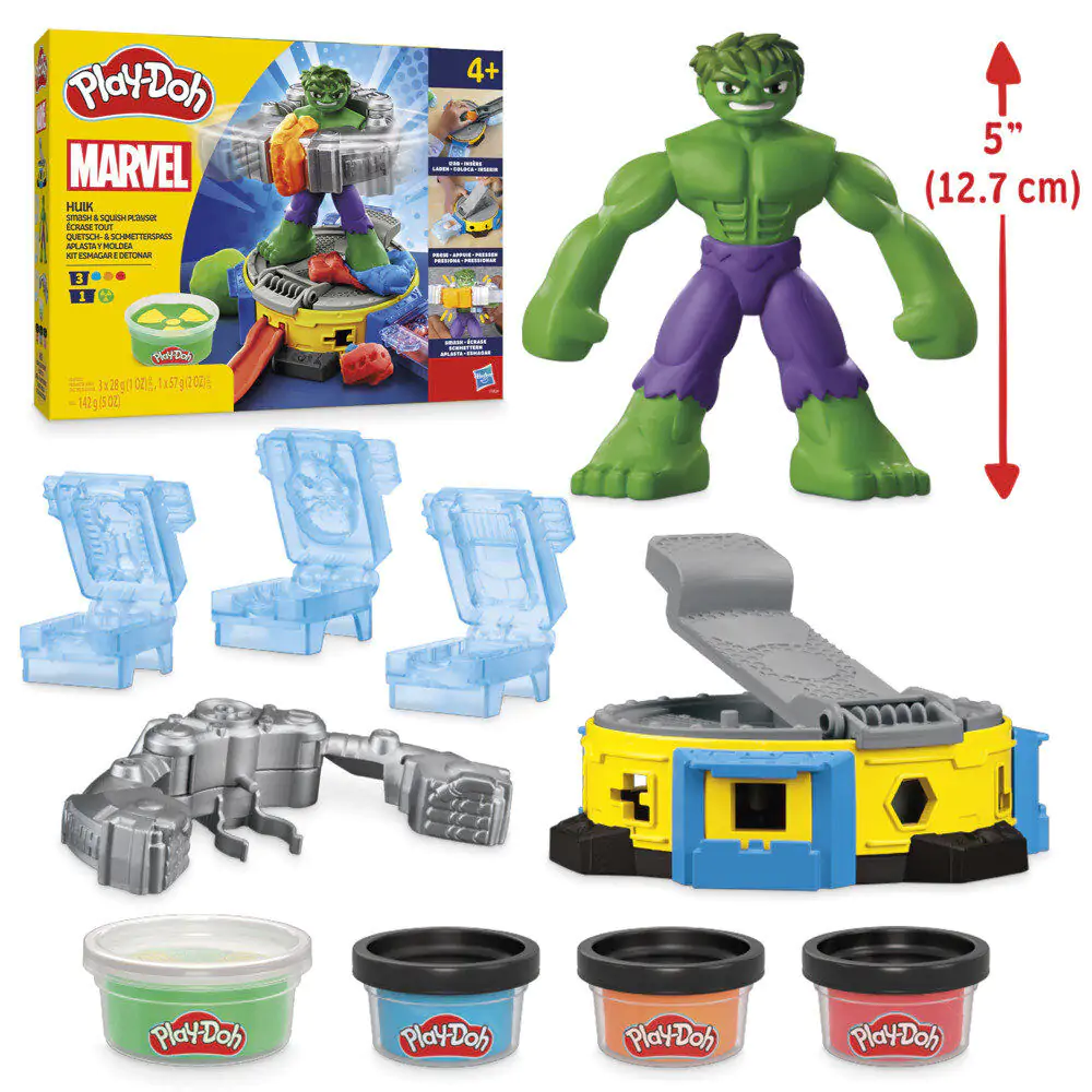 Play-Doh Marvel Hulk Zerquetscht und formt Produktfoto