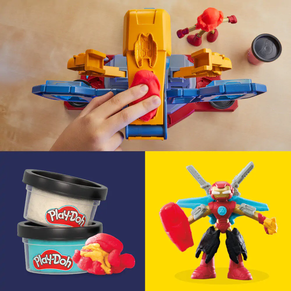 Play-Doh Marvel Iron Man Armour Labor Produktfoto