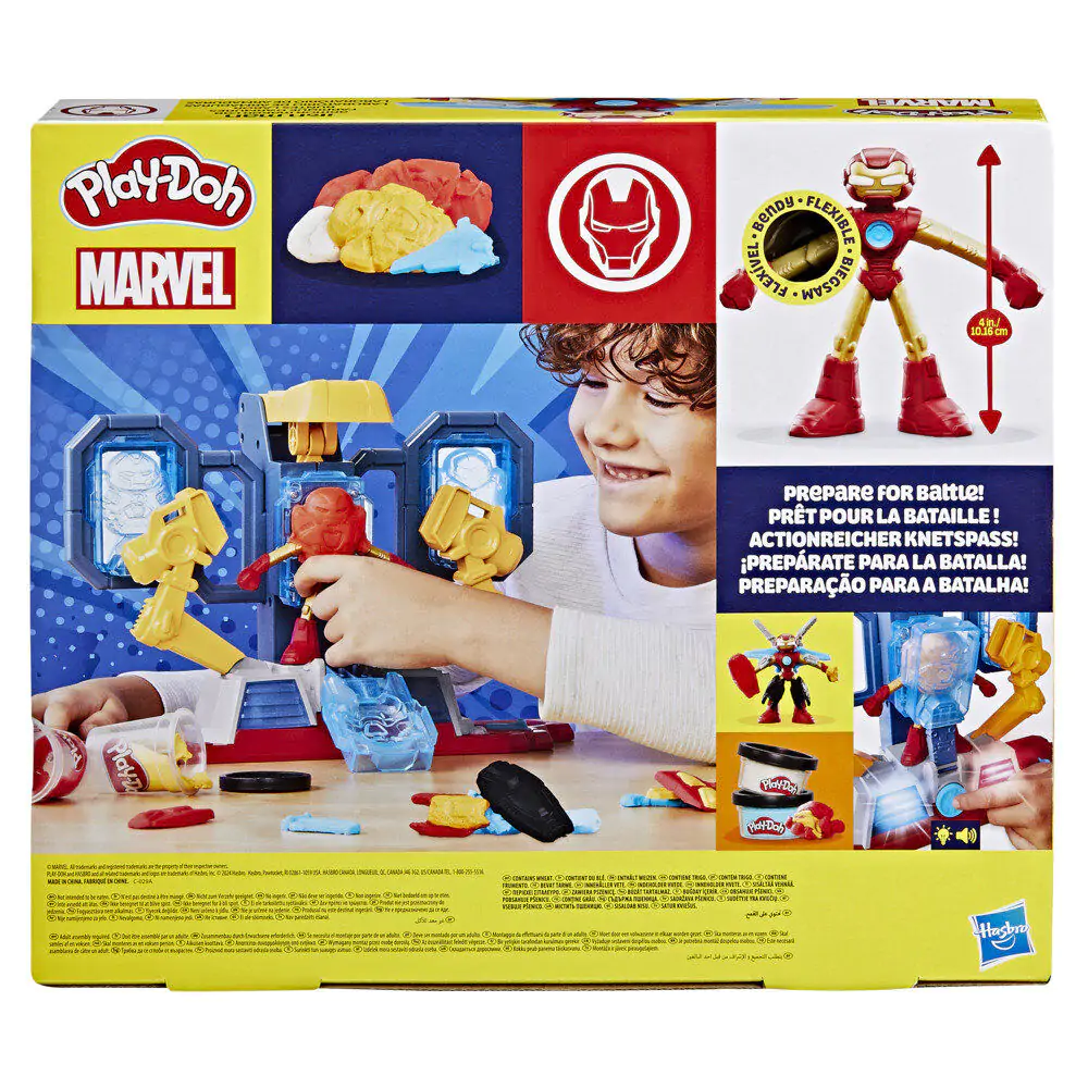 Play-Doh Marvel Iron Man Armour Labor Produktfoto