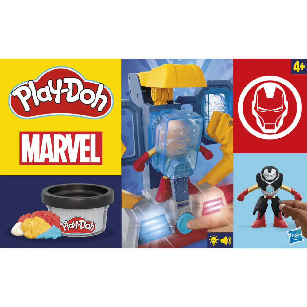 Play-Doh Marvel Iron Man Armour Labor Produktfoto