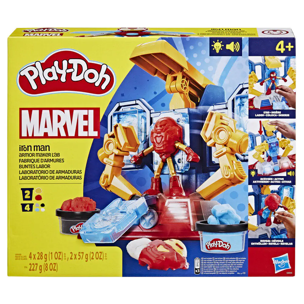 Play-Doh Marvel Iron Man Armour Labor Produktfoto