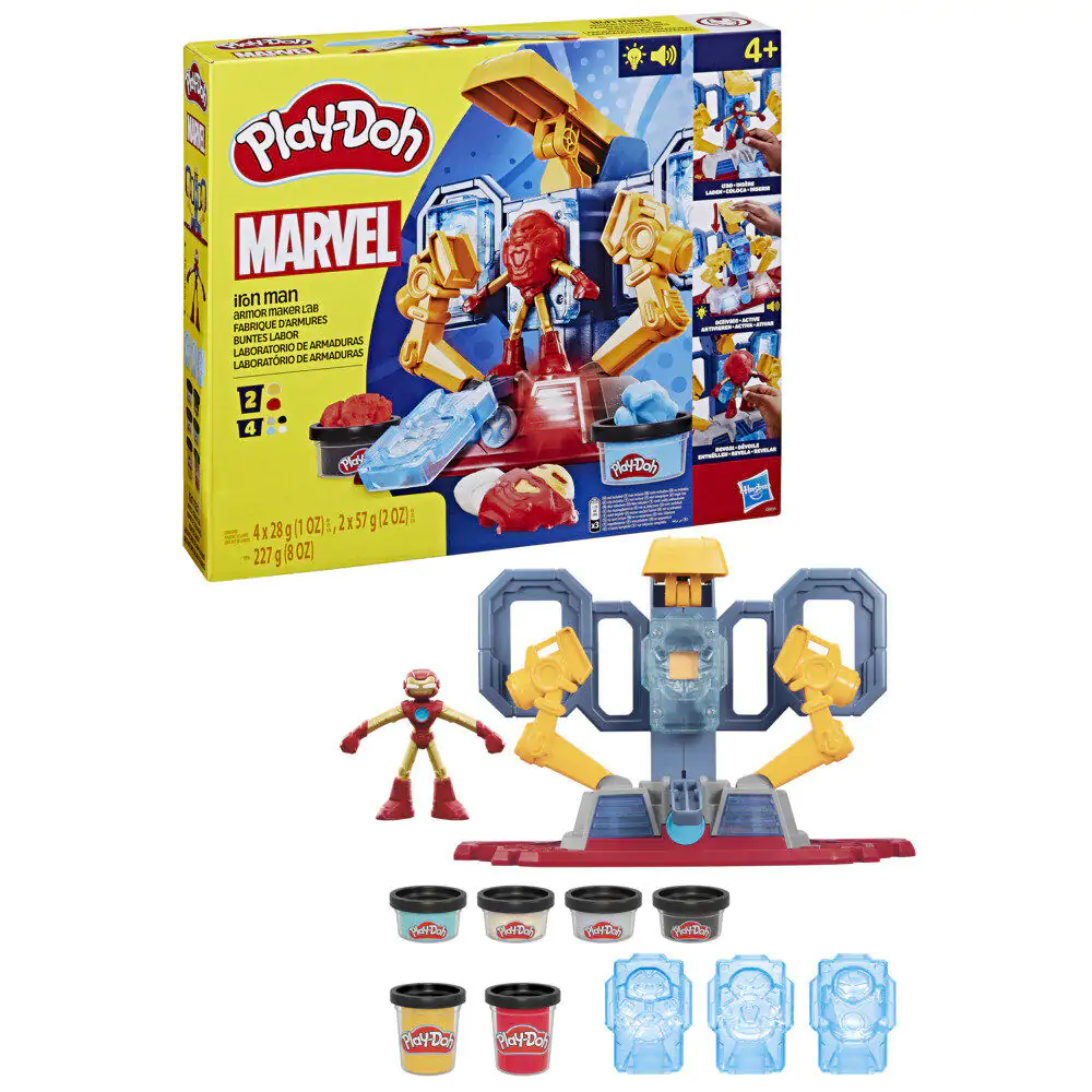 Play-Doh Marvel Iron Man Armour Labor Produktfoto