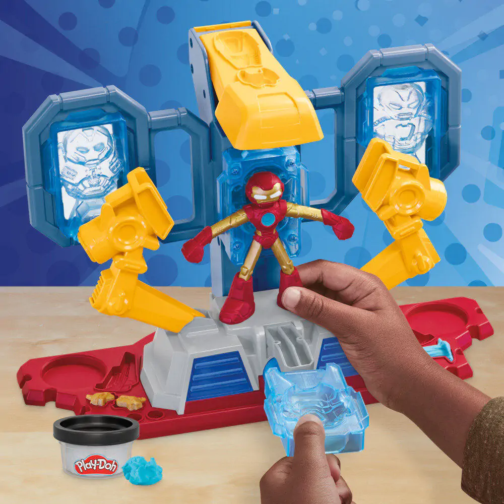 Play-Doh Marvel Iron Man Armour Labor Produktfoto