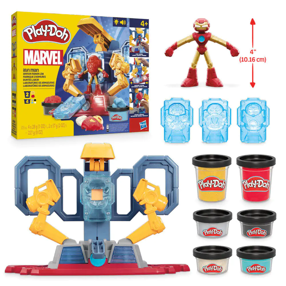 Play-Doh Marvel Iron Man Armour Labor Produktfoto