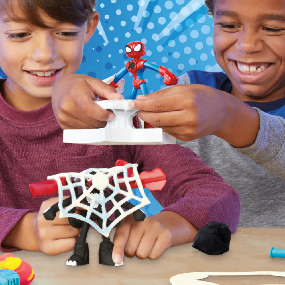 Play-Doh Marvel Spiderman Werfen und Fangen Produktfoto