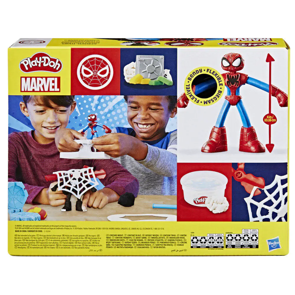 Play-Doh Marvel Spiderman Werfen und Fangen Produktfoto