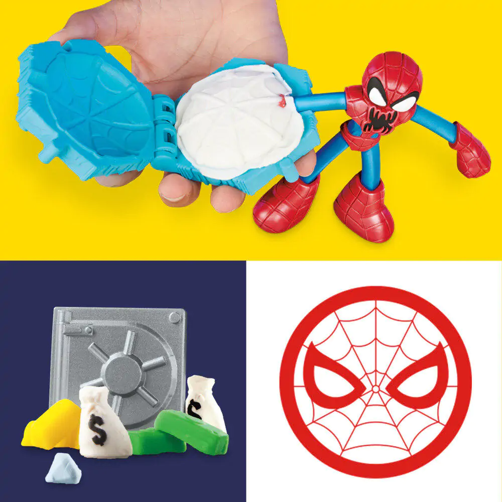 Play-Doh Marvel Spiderman Werfen und Fangen Produktfoto