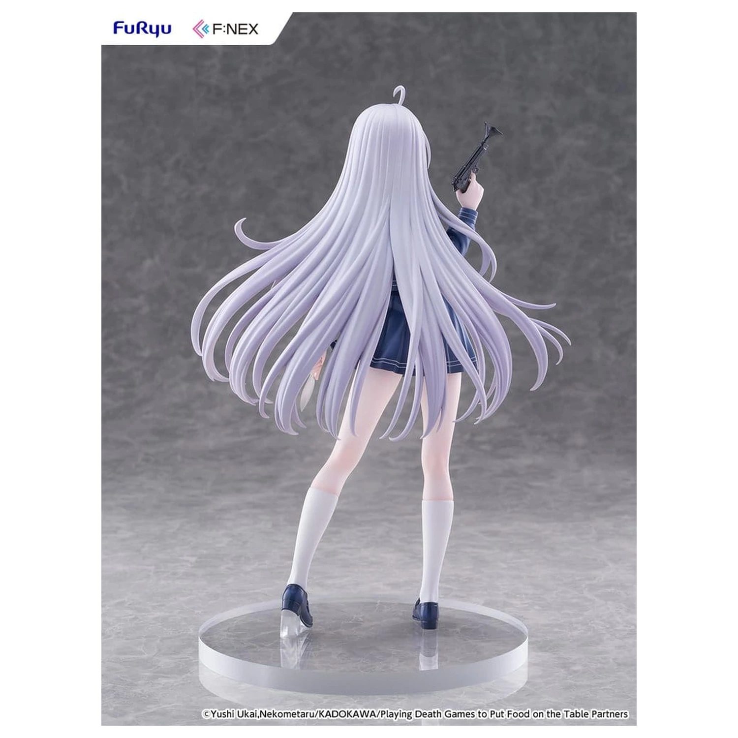 Playing Death Games to Put Food on the Table PVC Figur 1/7 Yuki School Uniform Ver. 24 cm Produktfoto