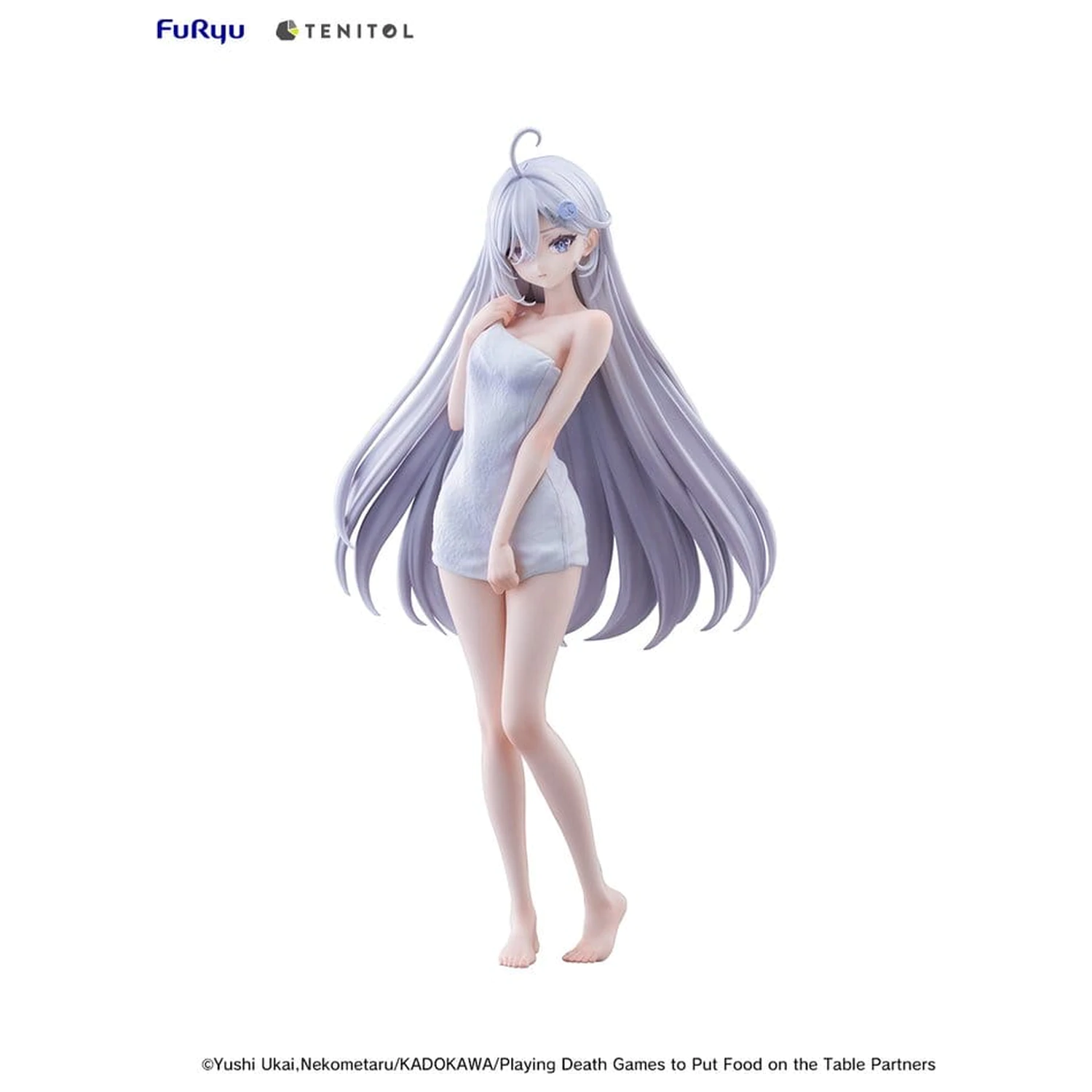 Playing Death Games to Put Food on the Table Light Novel PVC Statue Yuki Golden Bath Ver. 30 cm Produktfoto