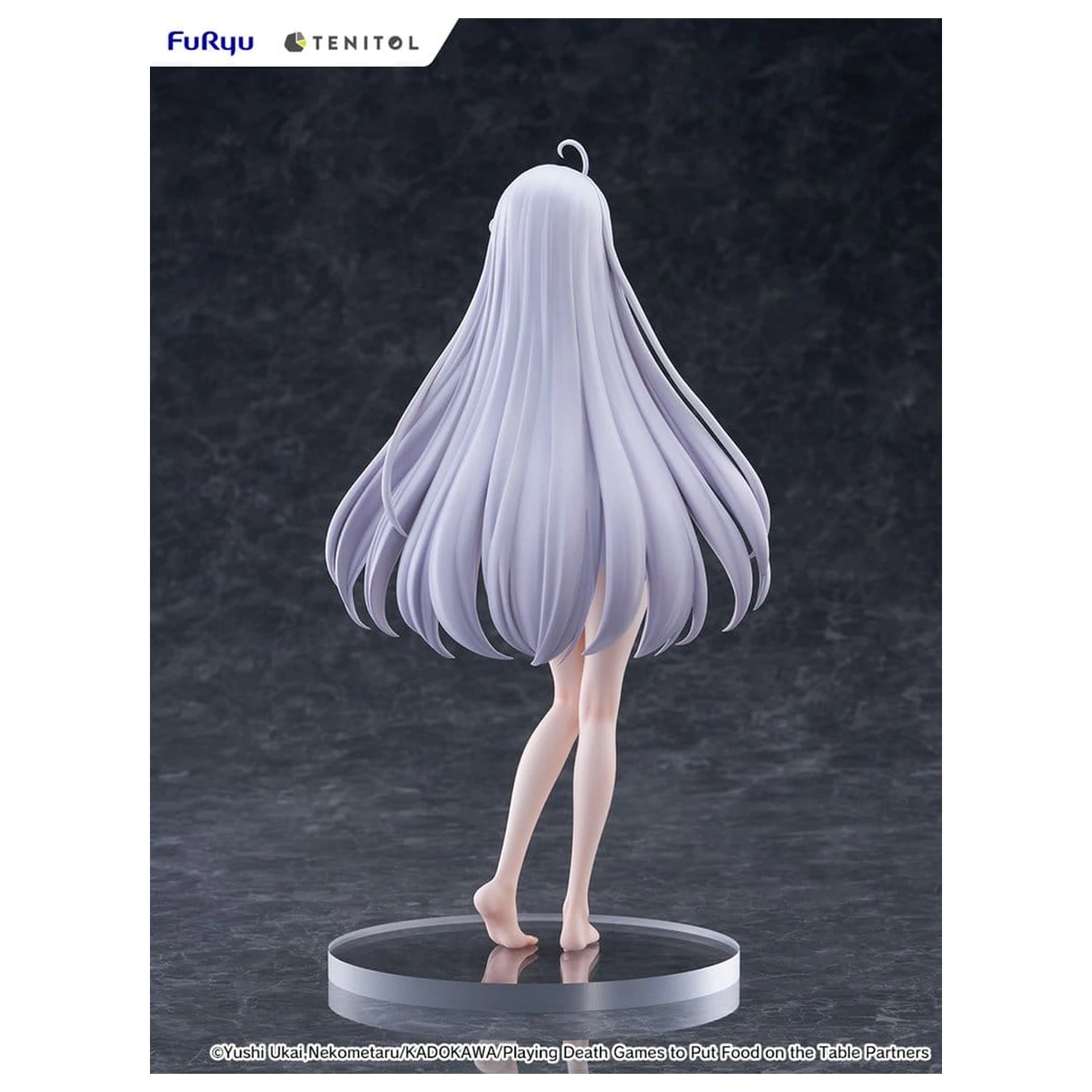 Playing Death Games to Put Food on the Table Light Novel PVC Statue Yuki Golden Bath Ver. 30 cm Produktfoto