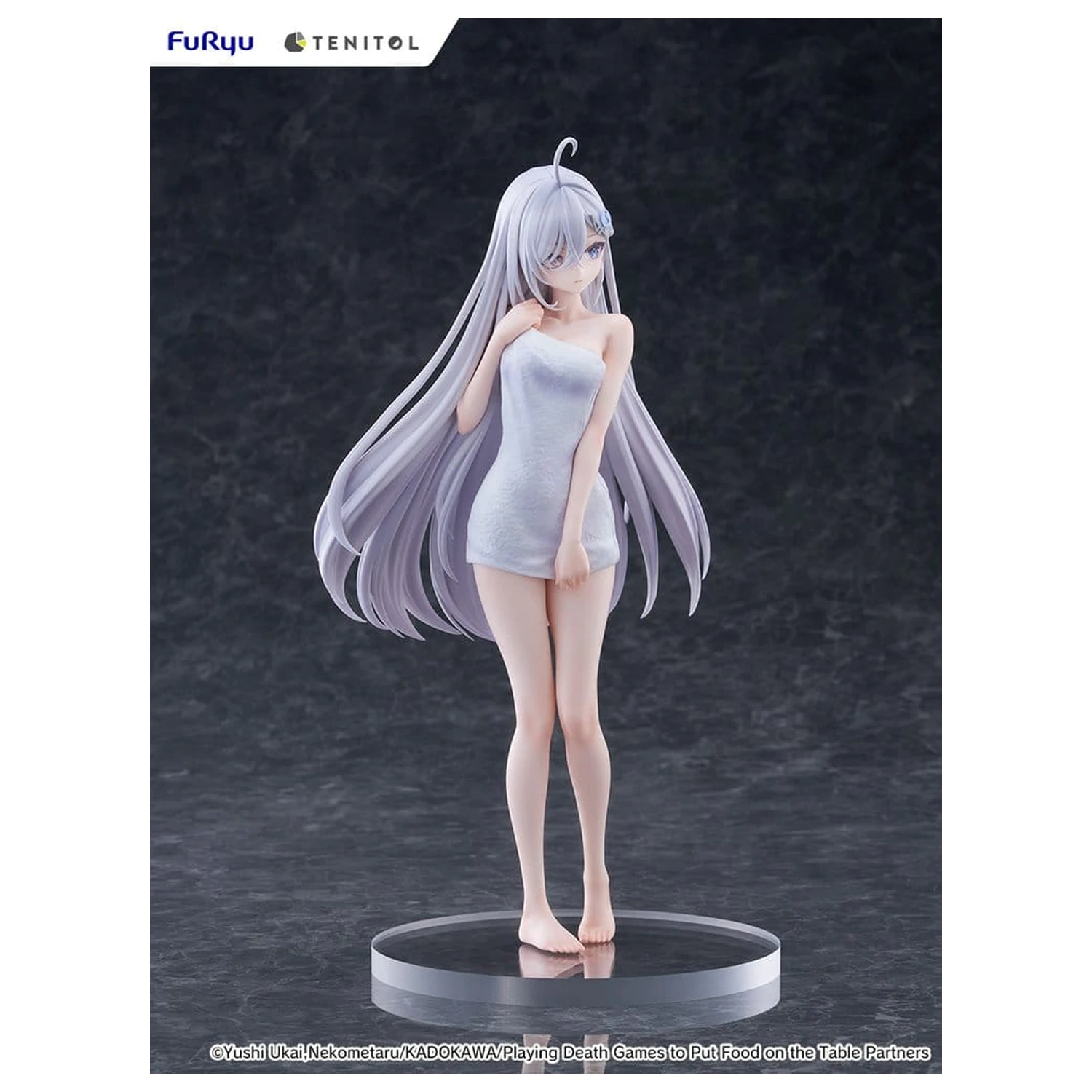 Playing Death Games to Put Food on the Table Light Novel PVC Statue Yuki Golden Bath Ver. 30 cm Produktfoto
