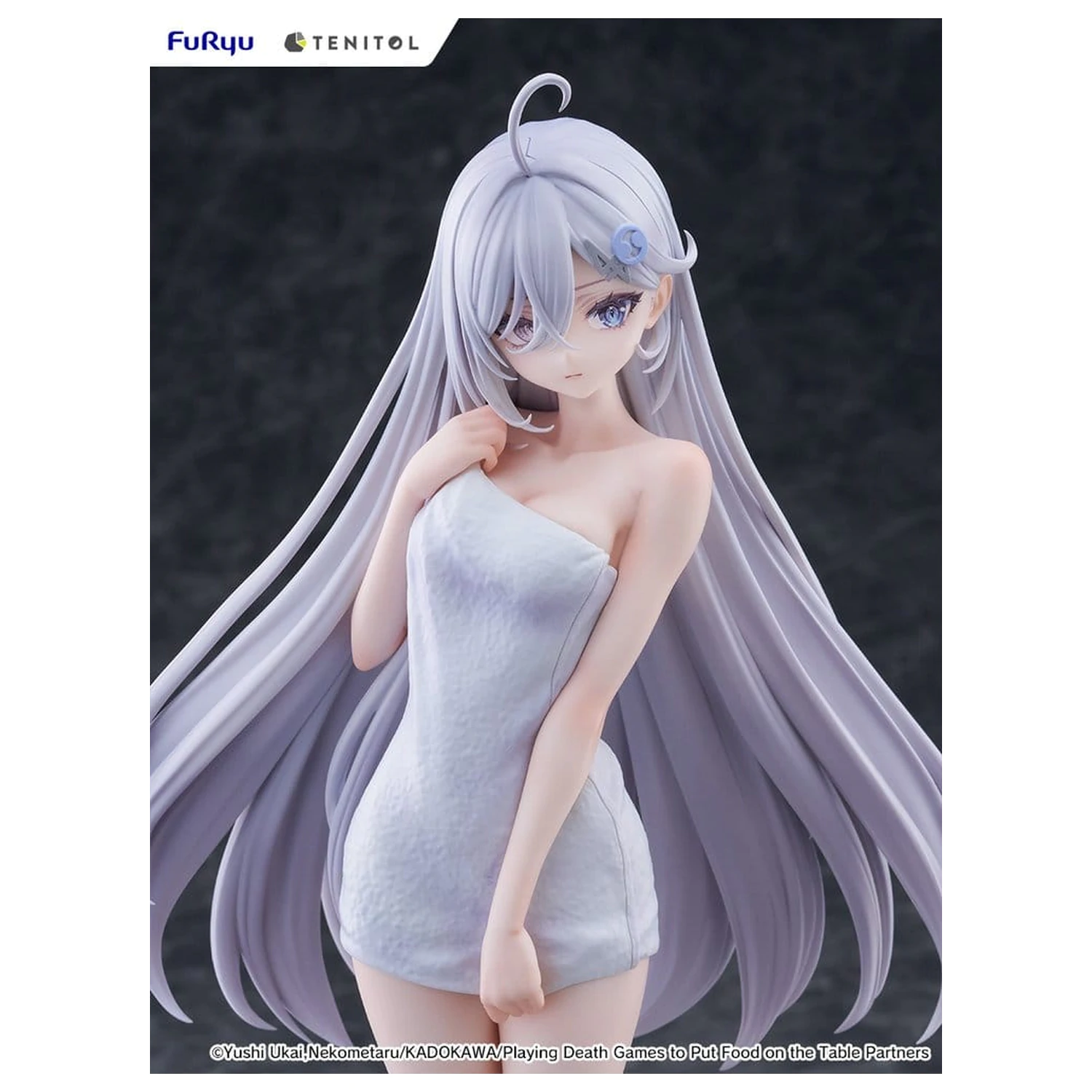 Playing Death Games to Put Food on the Table Light Novel PVC Statue Yuki Golden Bath Ver. 30 cm Produktfoto
