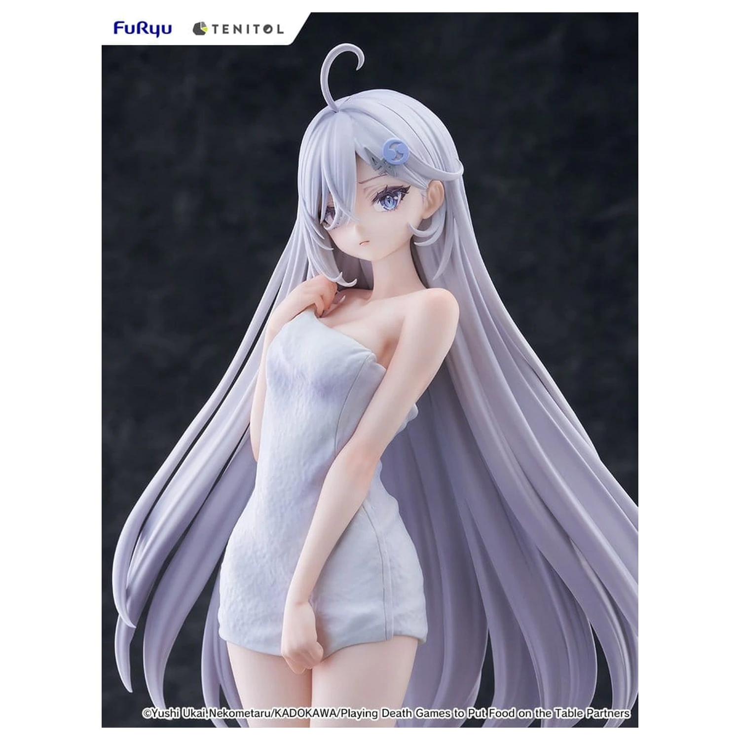 Playing Death Games to Put Food on the Table Light Novel PVC Statue Yuki Golden Bath Ver. 30 cm Produktfoto