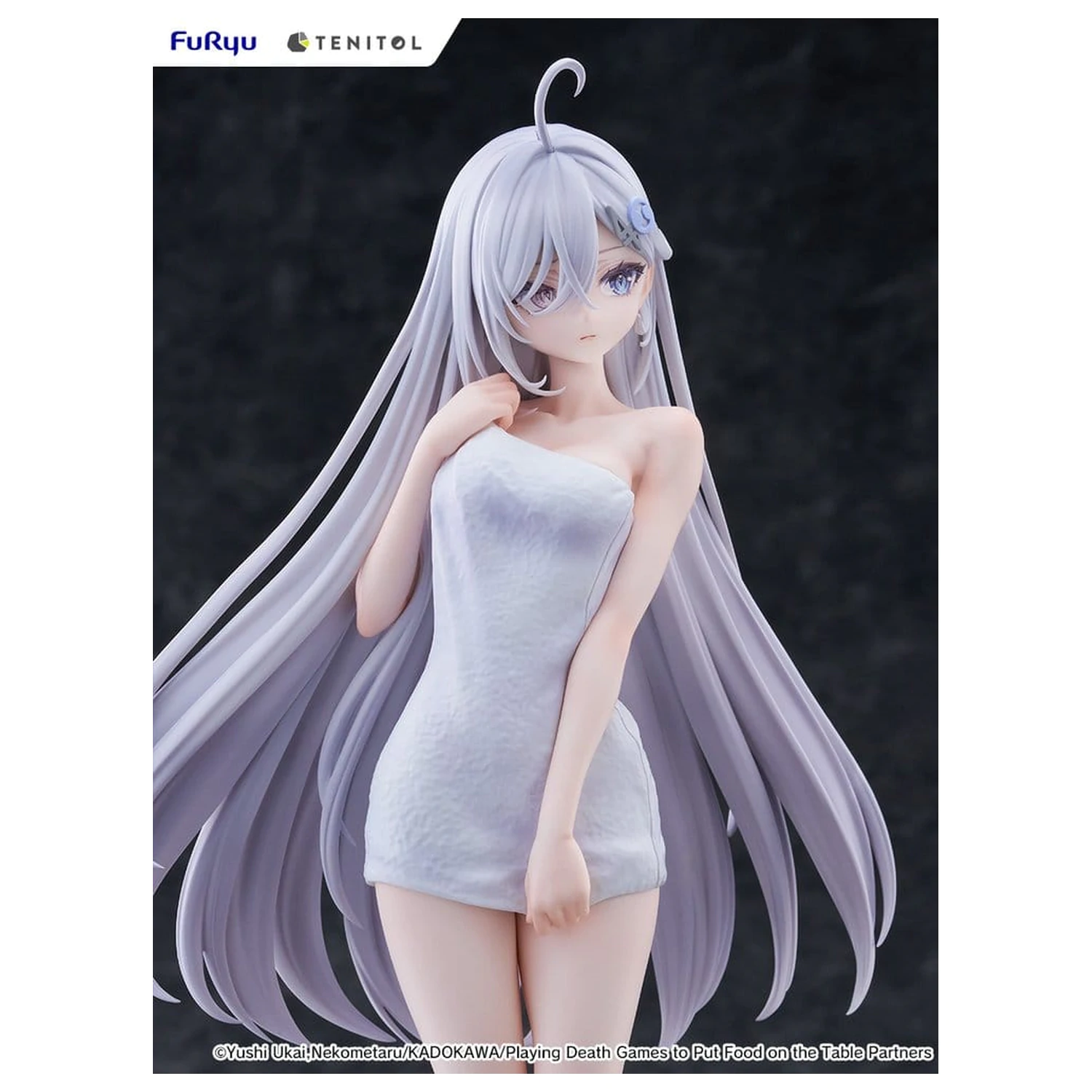 Playing Death Games to Put Food on the Table Light Novel PVC Statue Yuki Golden Bath Ver. 30 cm Produktfoto