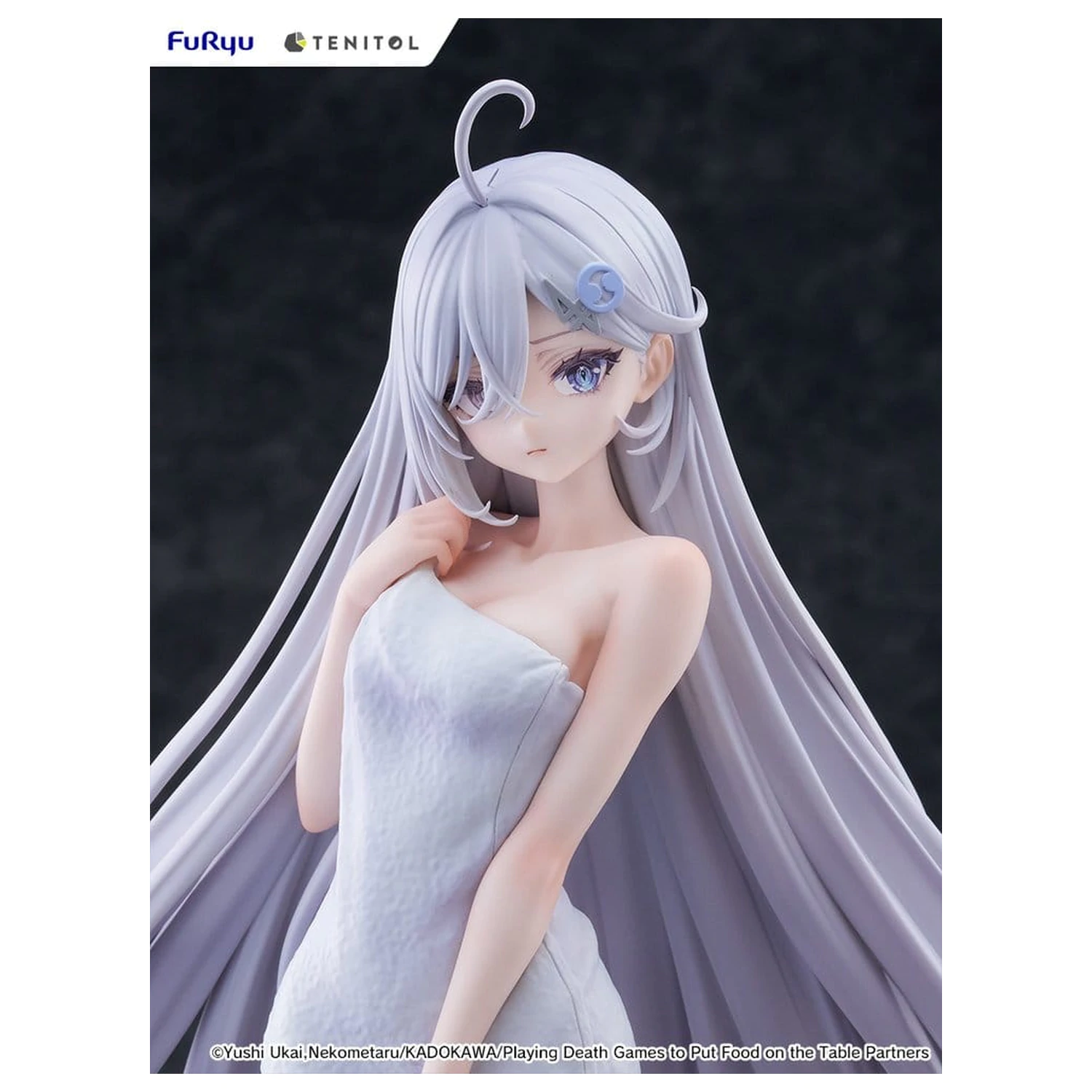 Playing Death Games to Put Food on the Table Light Novel PVC Statue Yuki Golden Bath Ver. 30 cm Produktfoto