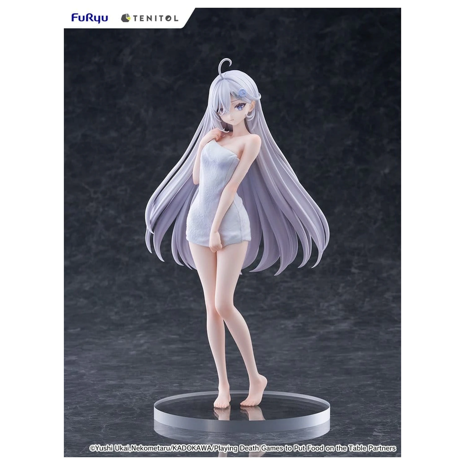 Playing Death Games to Put Food on the Table Light Novel PVC Statue Yuki Golden Bath Ver. 30 cm Produktfoto