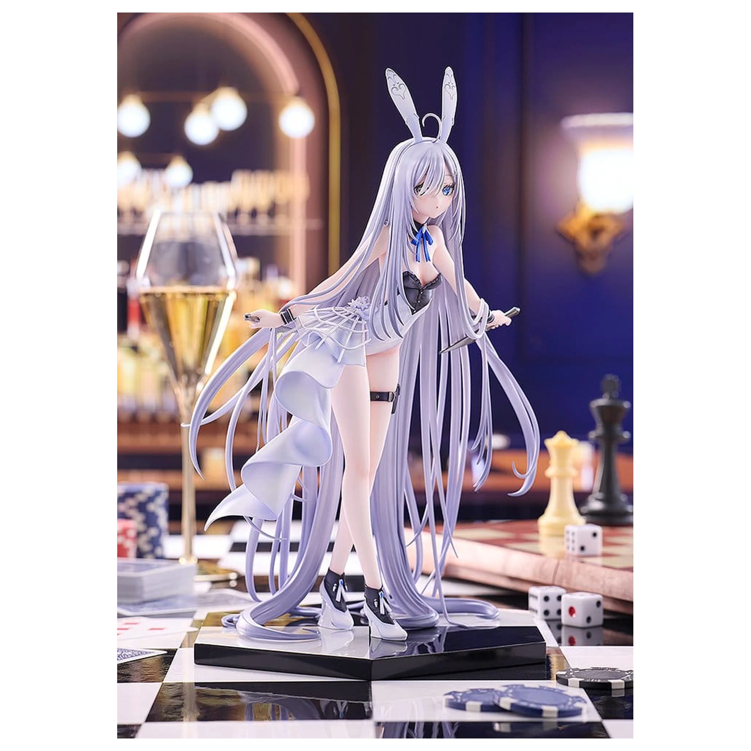 Playing Death Games to Put Food on the Table Wolf PVC Statue 1/7 Holo Light Novel bunny Ver. Illustration von Jyuu Ayakura 23 Zentimeter Produktfoto