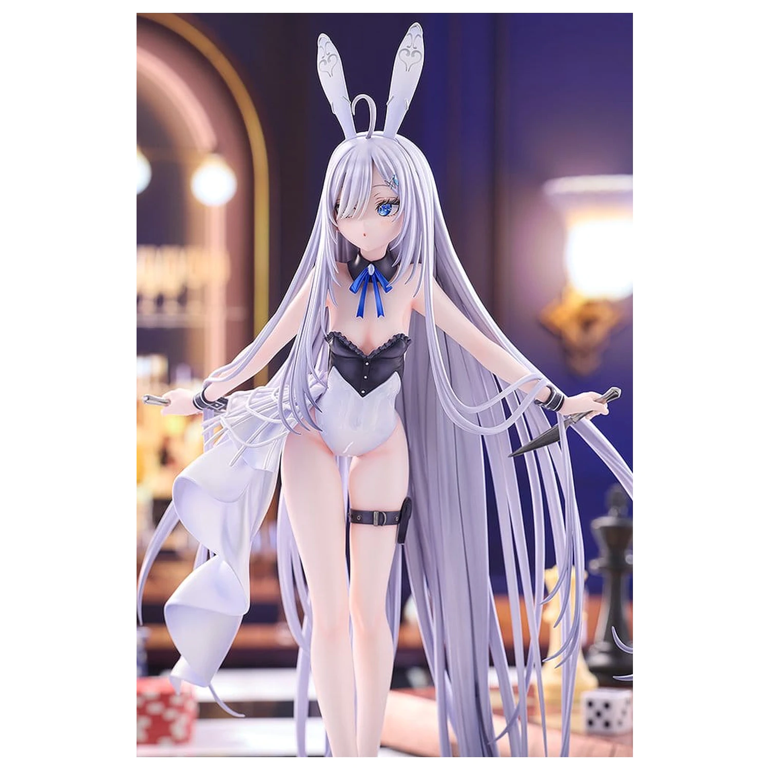 Playing Death Games to Put Food on the Table Wolf PVC Statue 1/7 Holo Light Novel bunny Ver. Illustration von Jyuu Ayakura 23 Zentimeter Produktfoto