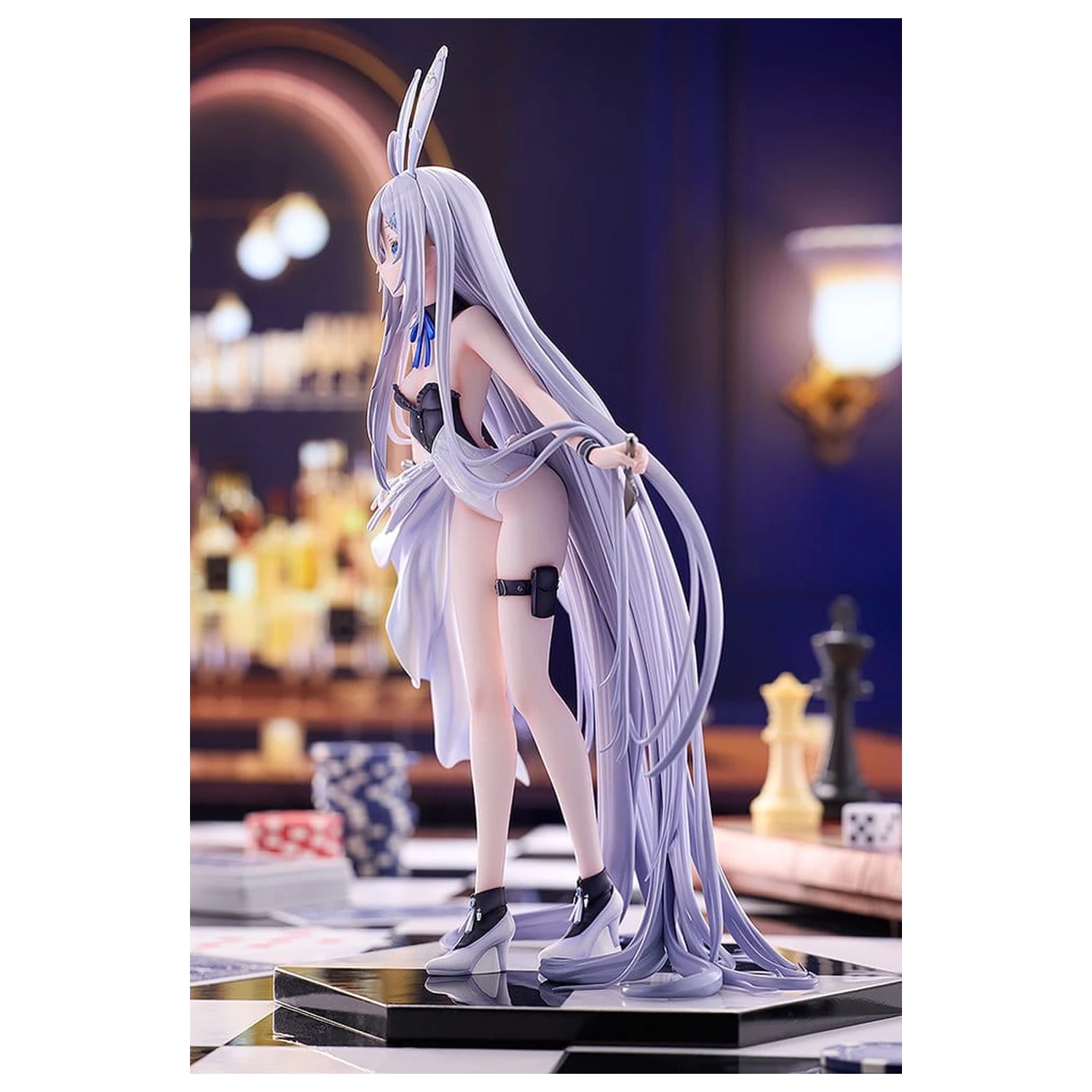 Playing Death Games to Put Food on the Table Wolf PVC Statue 1/7 Holo Light Novel bunny Ver. Illustration von Jyuu Ayakura 23 Zentimeter Produktfoto