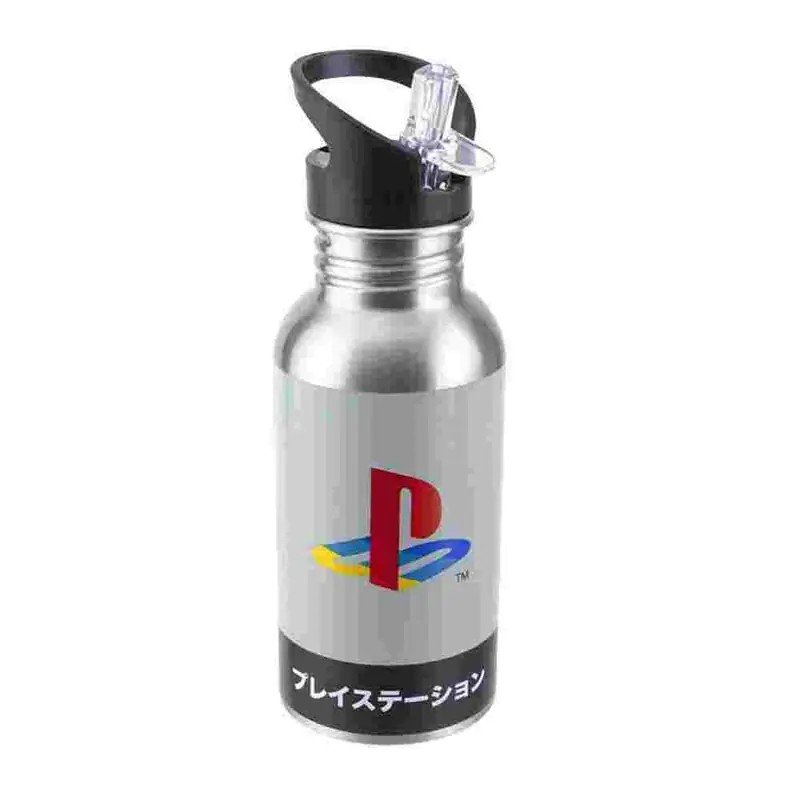 PlayStation 1 Edelstahl Flasche 500ml Produktfoto