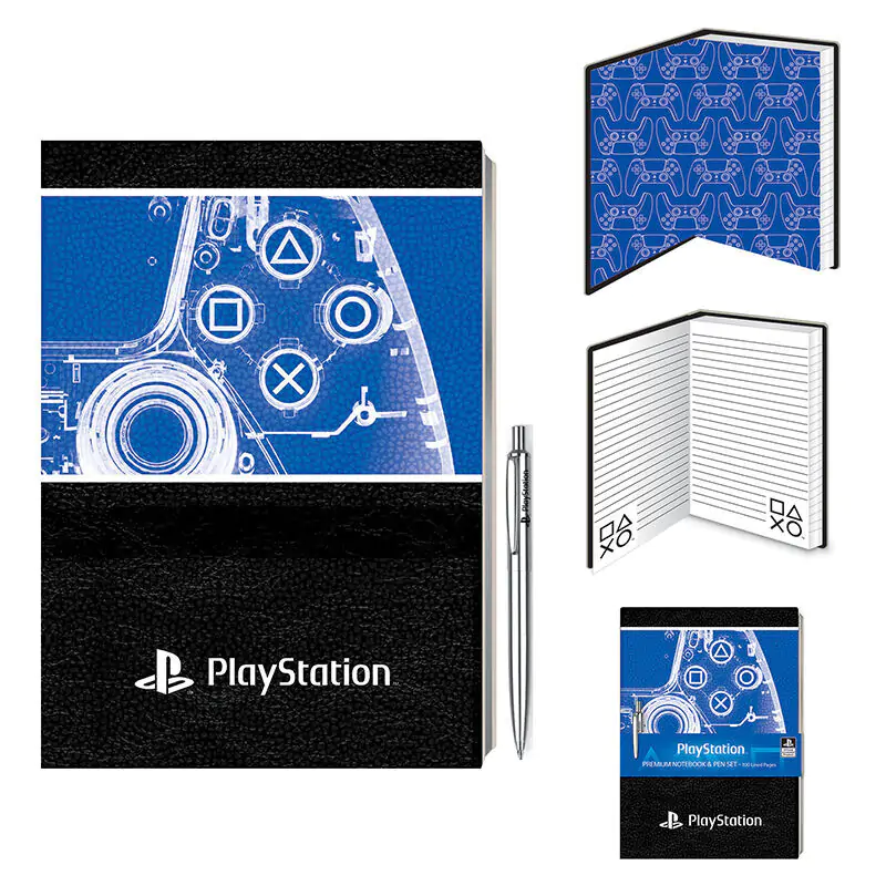 PlayStation A5 Notizbuch und Stift Produktfoto