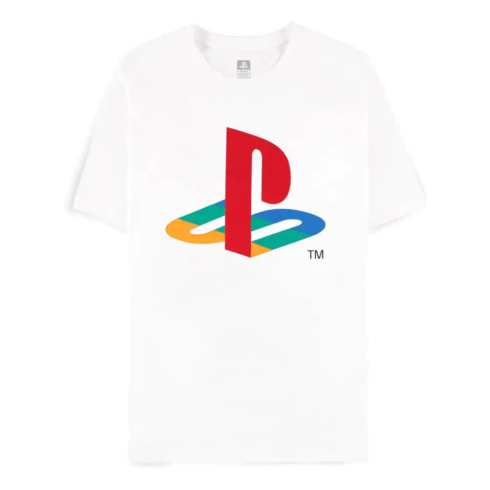 PlayStation T-Shirt Logo White Produktfoto