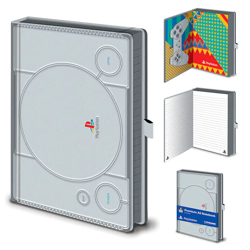 PlayStation PS1  A5 Notizbuch Produktfoto