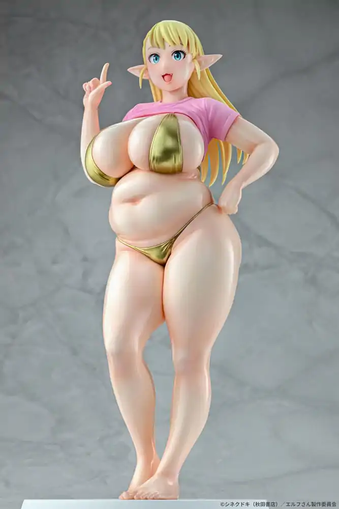Plus-Sized Elf PVC Figur 1/7 Elfuda Gold Ver. 26 cm Produktfoto