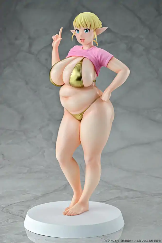 Plus-Sized Elf PVC Figur 1/7 Elfuda Gold Ver. 26 cm Produktfoto