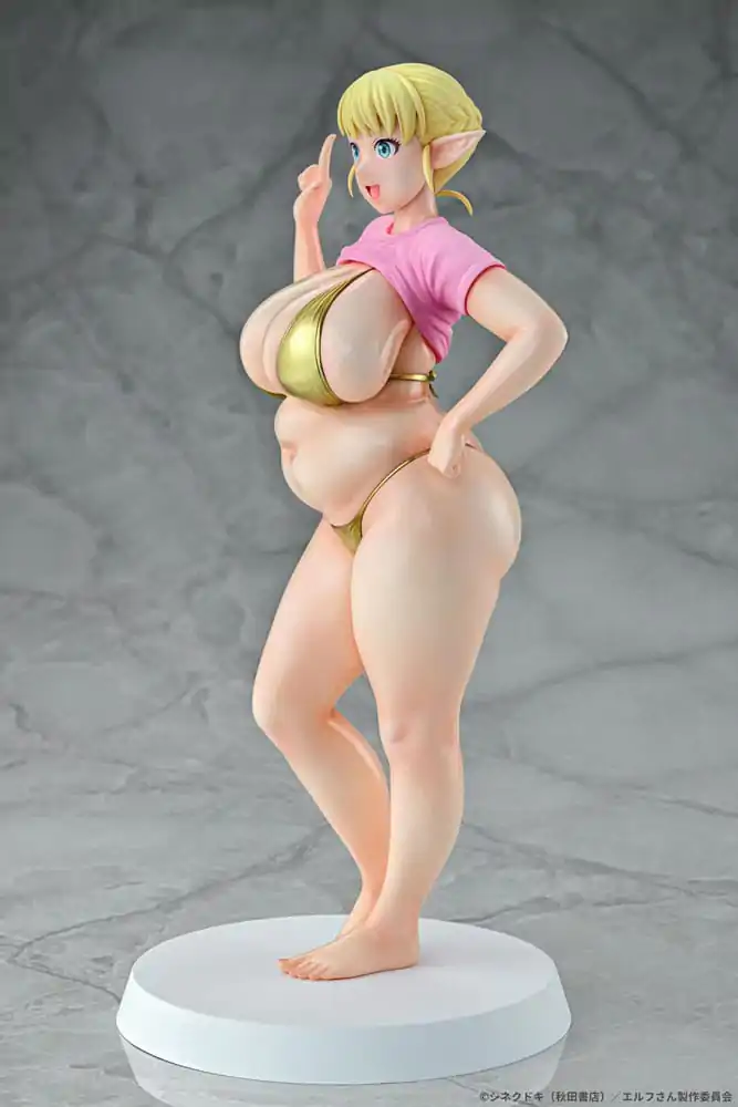 Plus-Sized Elf PVC Figur 1/7 Elfuda Gold Ver. 26 cm Produktfoto