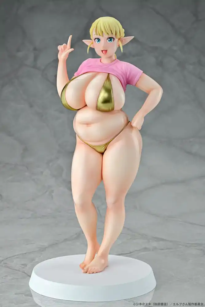 Plus-Sized Elf PVC Figur 1/7 Elfuda Gold Ver. 26 cm Produktfoto