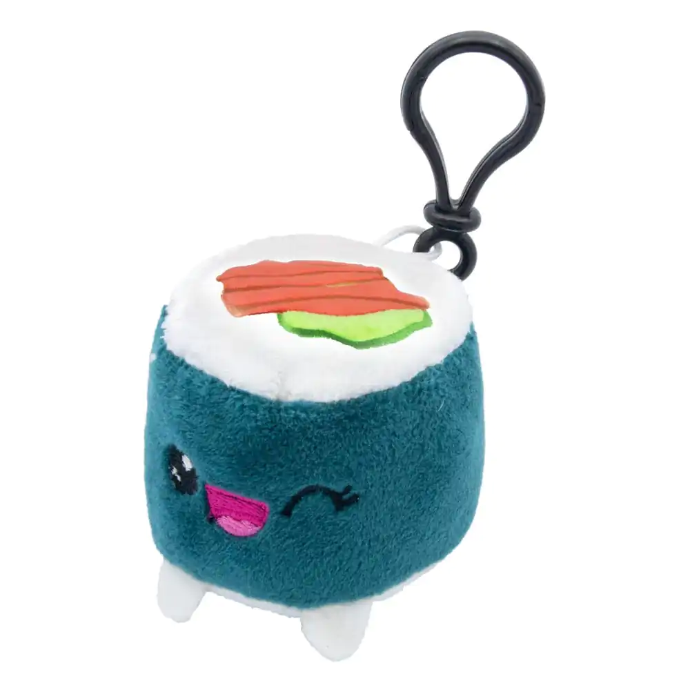 Plushi Plüschfigur mit Schlüsselanhänger Maki Sushi mit Lachs 7 cm termékfotó