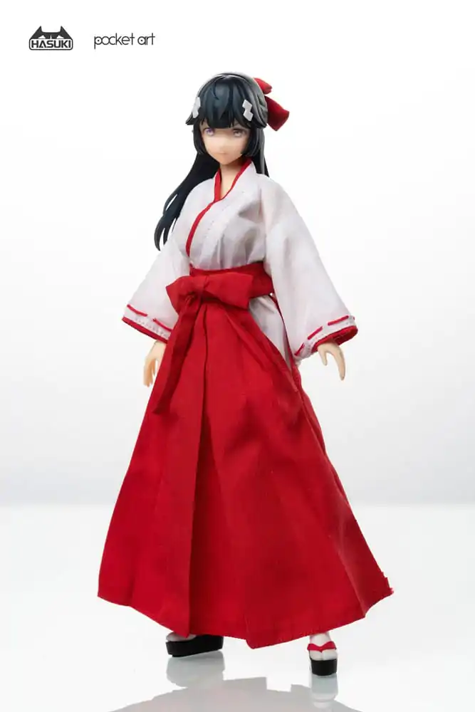 Pocket Art Actionfigur 1/12 PA005 Exorcism Shrine Maiden Tsubaki 15 cm Produktfoto