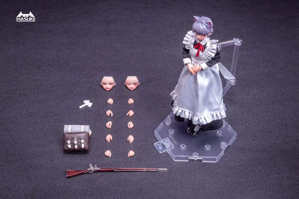 Pocket Art Actionfigur 1/12 PA010 Maid Gunner FKEY 15 cm Produktfoto