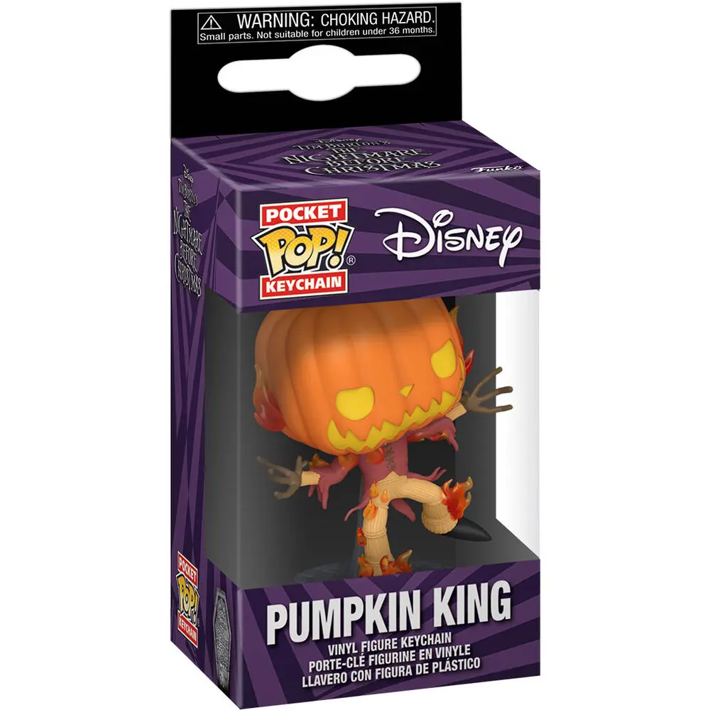 Pocket POP Disney Schlüsselanhänger Nightmare Before Christmas 30th Anniversary Pumpkin King termékfotó