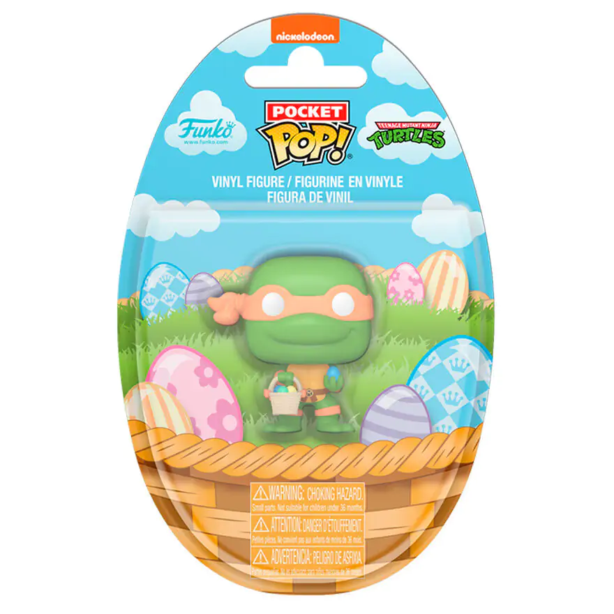 Pocket Funko POP Figur Ninja Turtles Michelangelo Easter Egg Produktfoto